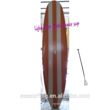 Planche de pagaie en placage solide/fibre de verre époxy sup stand up paddle board poisson kayak